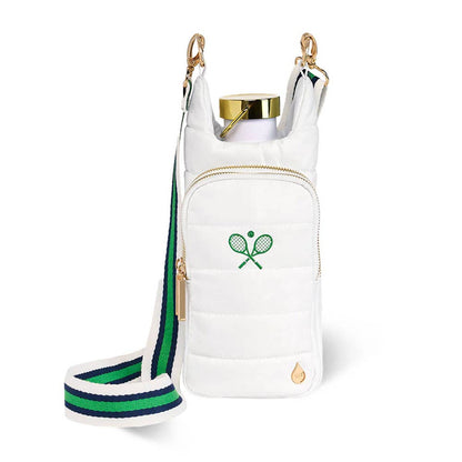 WanderFull - Original HydroBag - White HydroBag® with Tennis Embroidery