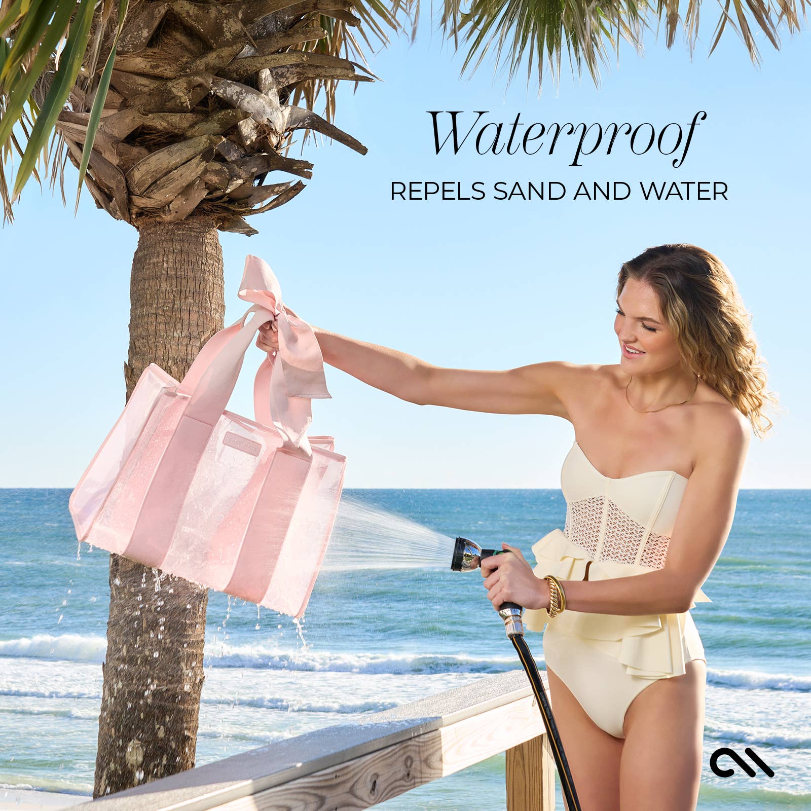 Case-Mate - Case-Mate Ballet Pink Bow Jelly Tote Bag
