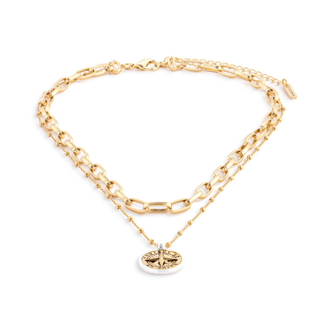 DEMDACO - Protect &amp; Guide Necklace - Gold