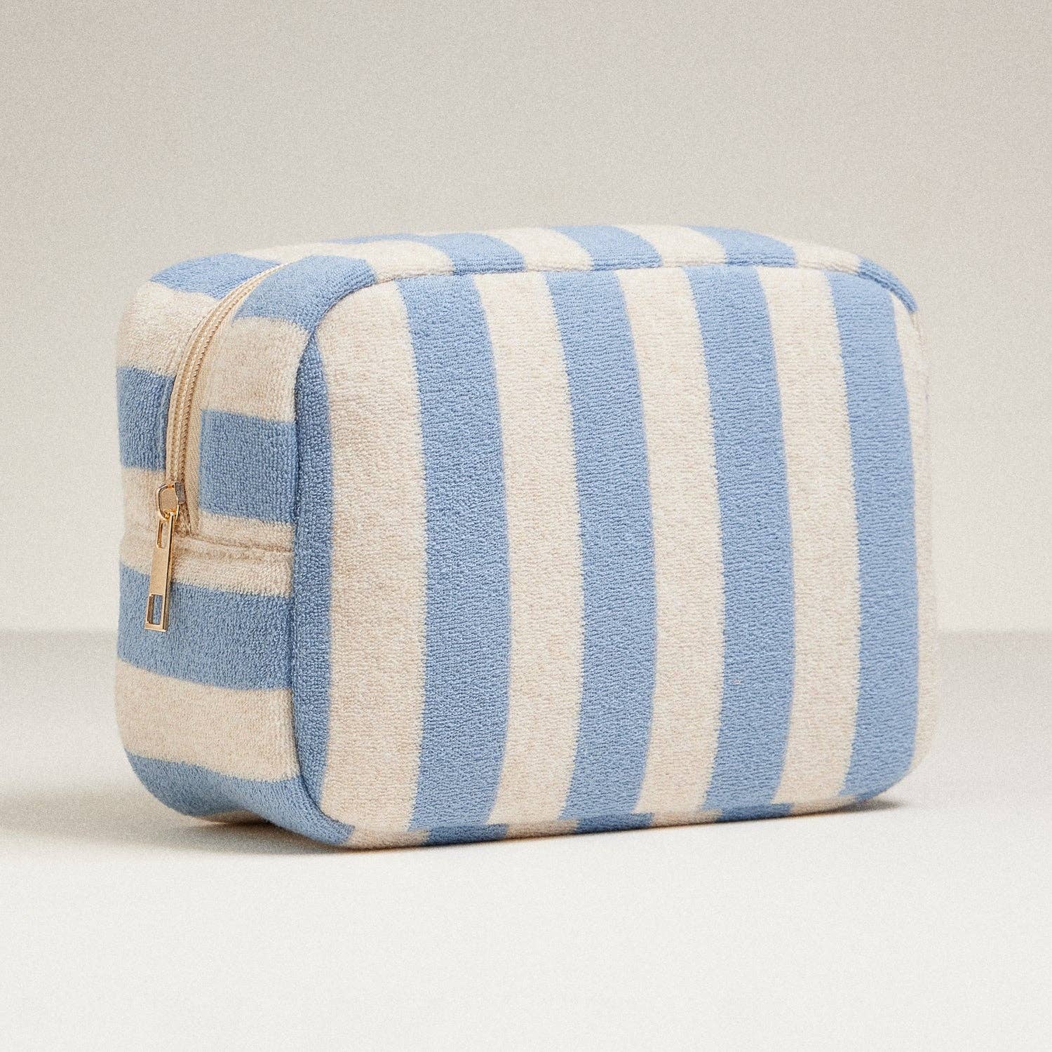 Frem - Striped Terry Fabric Travel Pouch