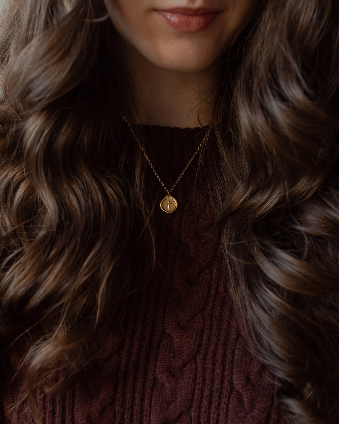 The Daily Grace Co - Sealed Cross Necklace