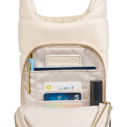 WanderFull - Original HydroBag - Ivory Vegan Leather HydroBag® with Strap Bundle