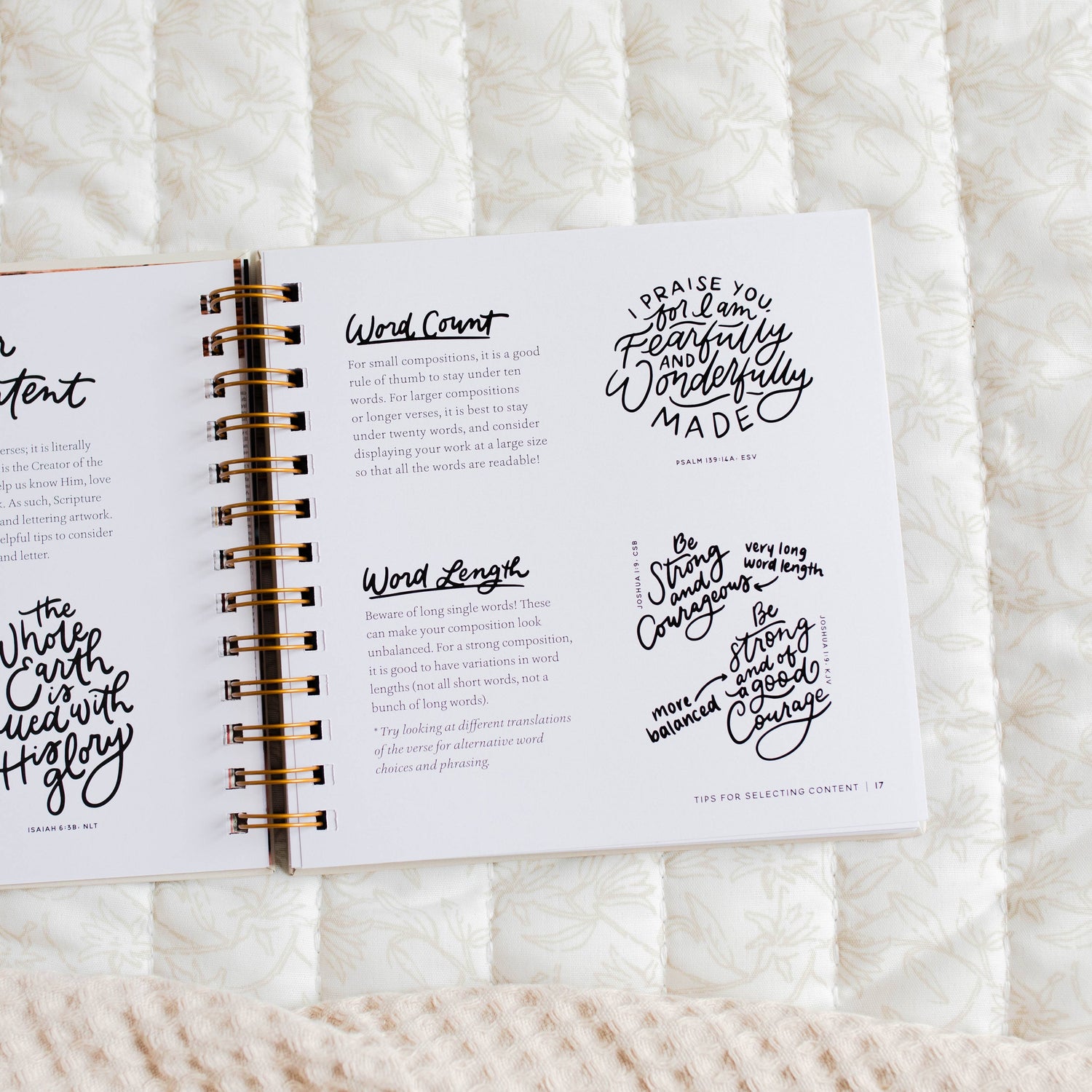 The Daily Grace Co - Daily Grace Scripture Lettering Workbook