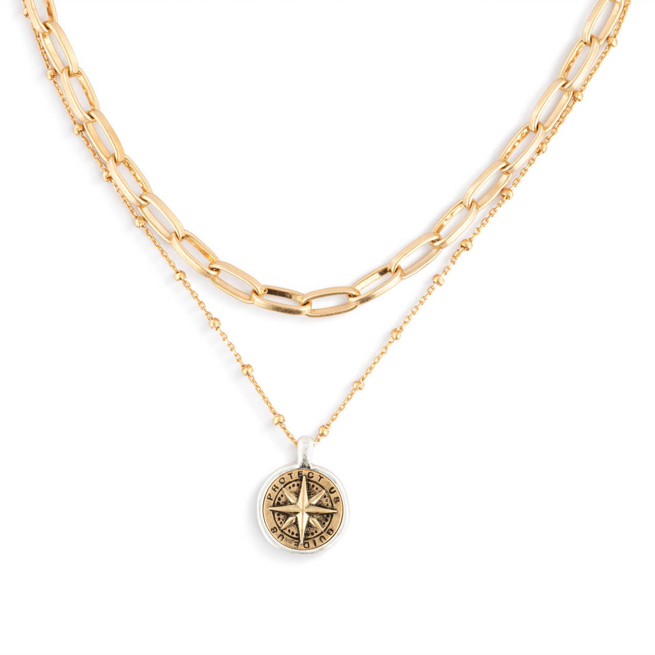 DEMDACO - Protect &amp; Guide Necklace - Gold