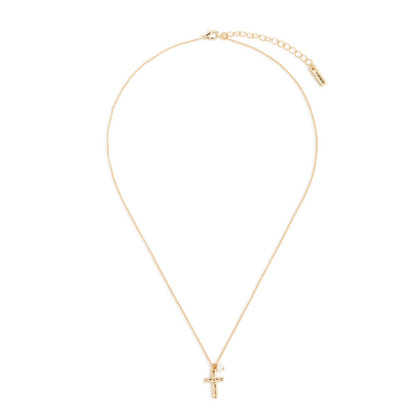 DEMDACO - Dainty Cross Necklace - Gold