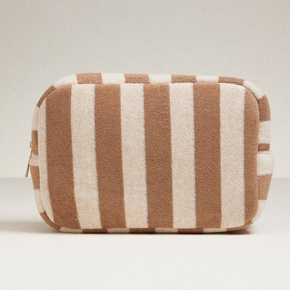 Frem - Striped Terry Fabric Travel Pouch