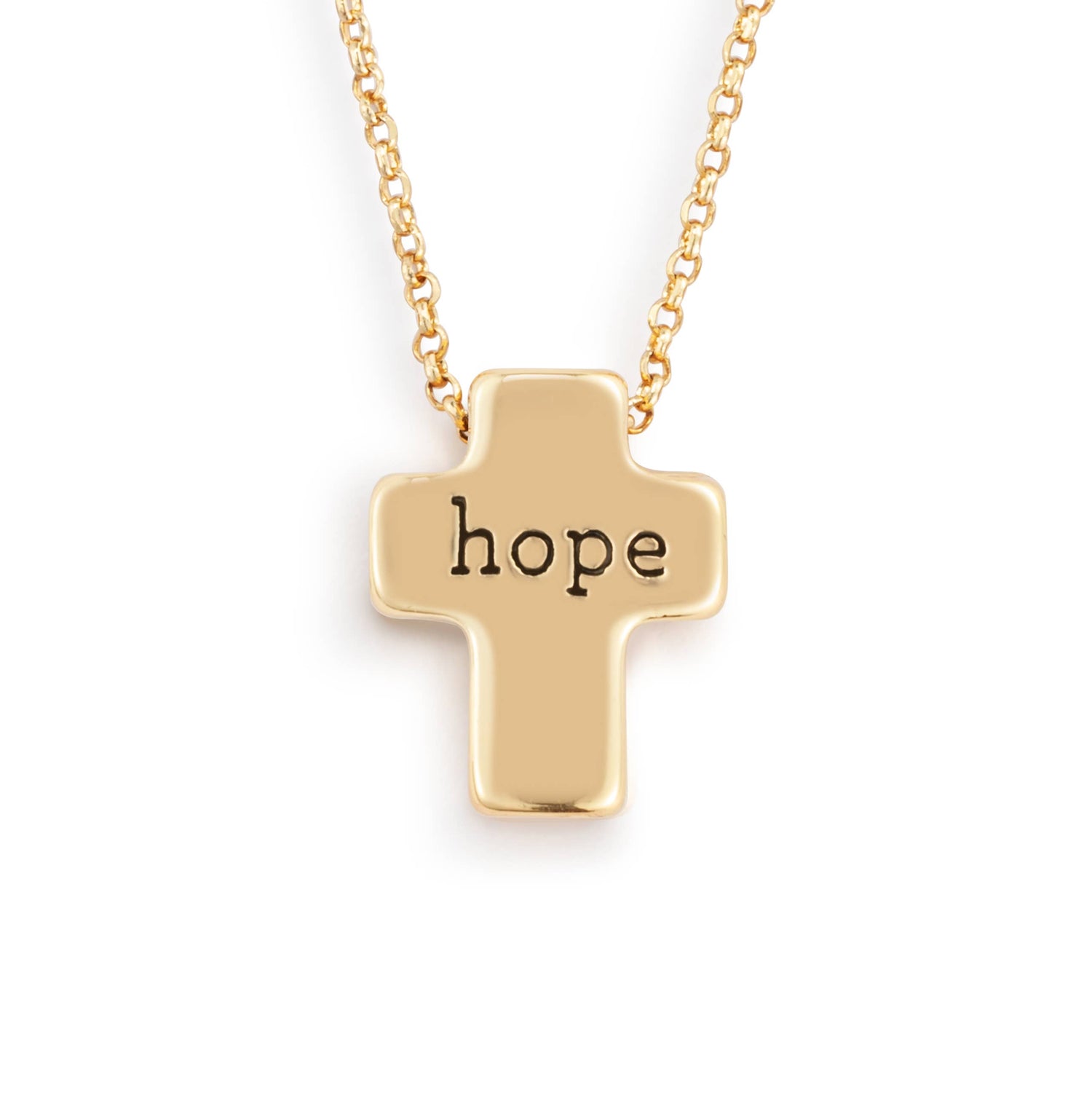 DEMDACO - Hope Artful Cross Necklace - 16in