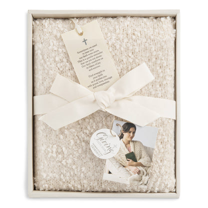 DEMDACO - Faith Giving Shawl - Ivory