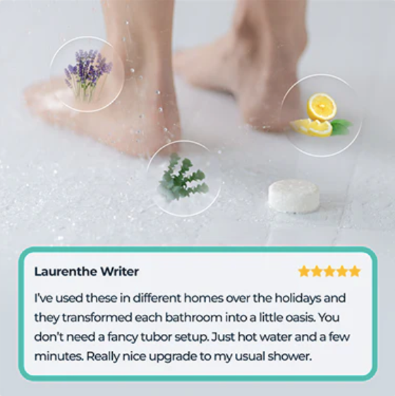 body restore⎜steam eye masks, shower steamers, tallow - Cooling Eucalyptus &amp; Mint Shower Steamers - 6pk Relaxing Spa