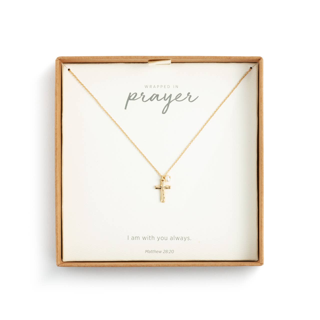 DEMDACO - Dainty Cross Necklace - Gold