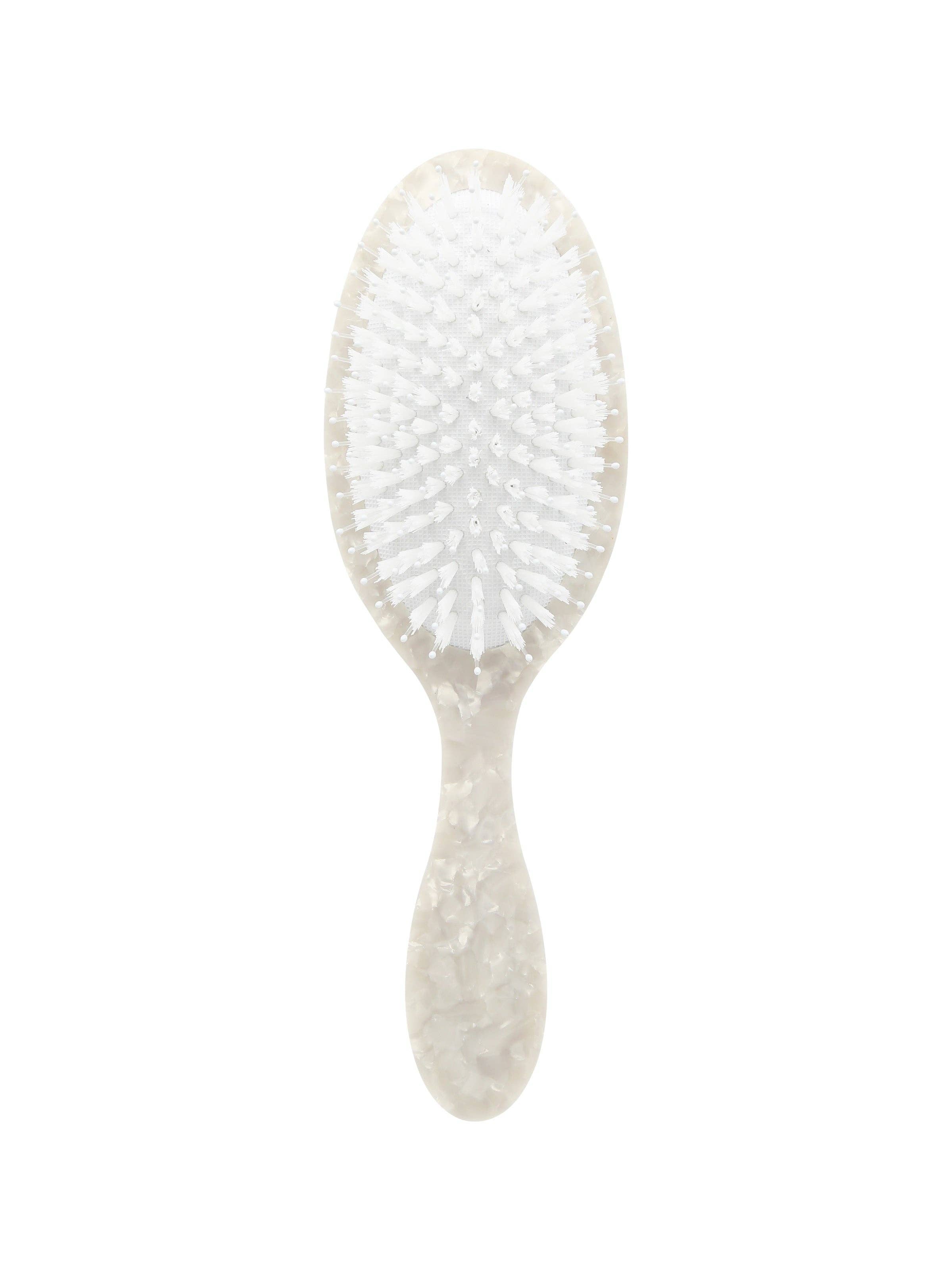 Solar Eclipse - Hand-painted White Sakura Blossom Brush | Eco-Friendly