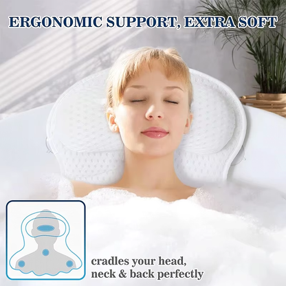 VIGOR - Luxury Bath Pillows for Tub Neck and Back Support
