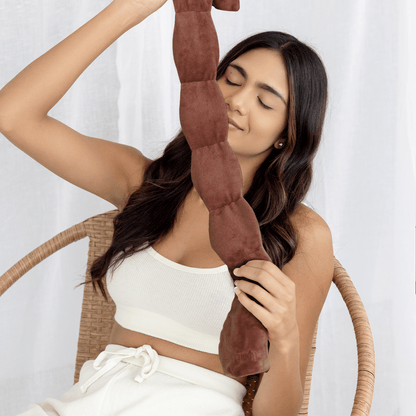 nodpod - Mocha Weighted Sleep Mask - Eye Mask