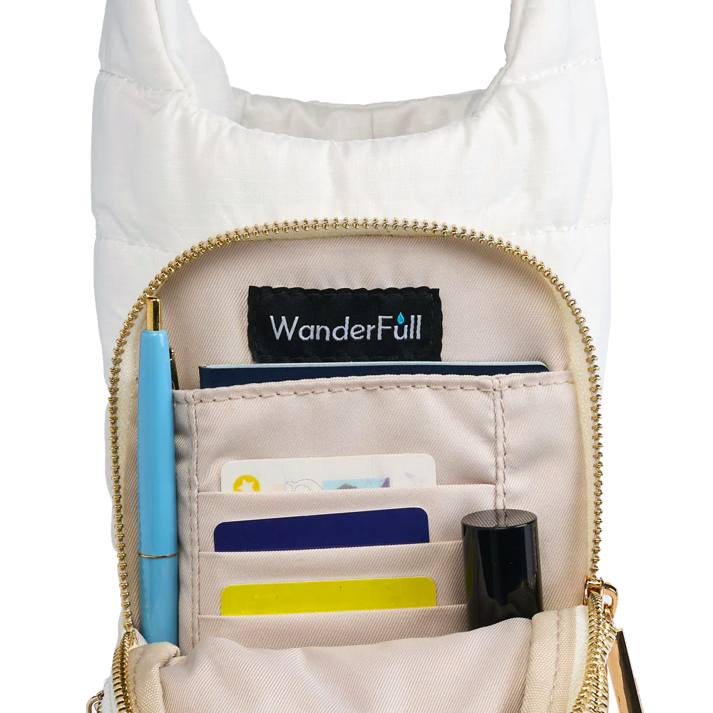 WanderFull - Original HydroBag - White Ripstop HydroBag® with Golf Embroidery