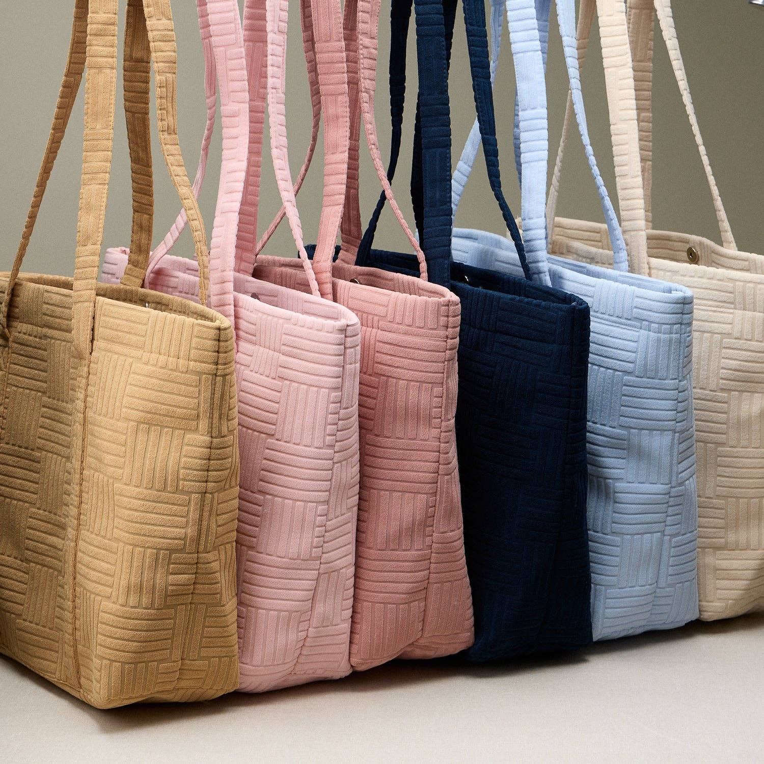 Frem - Quilted Tote Bag with Woven Texture