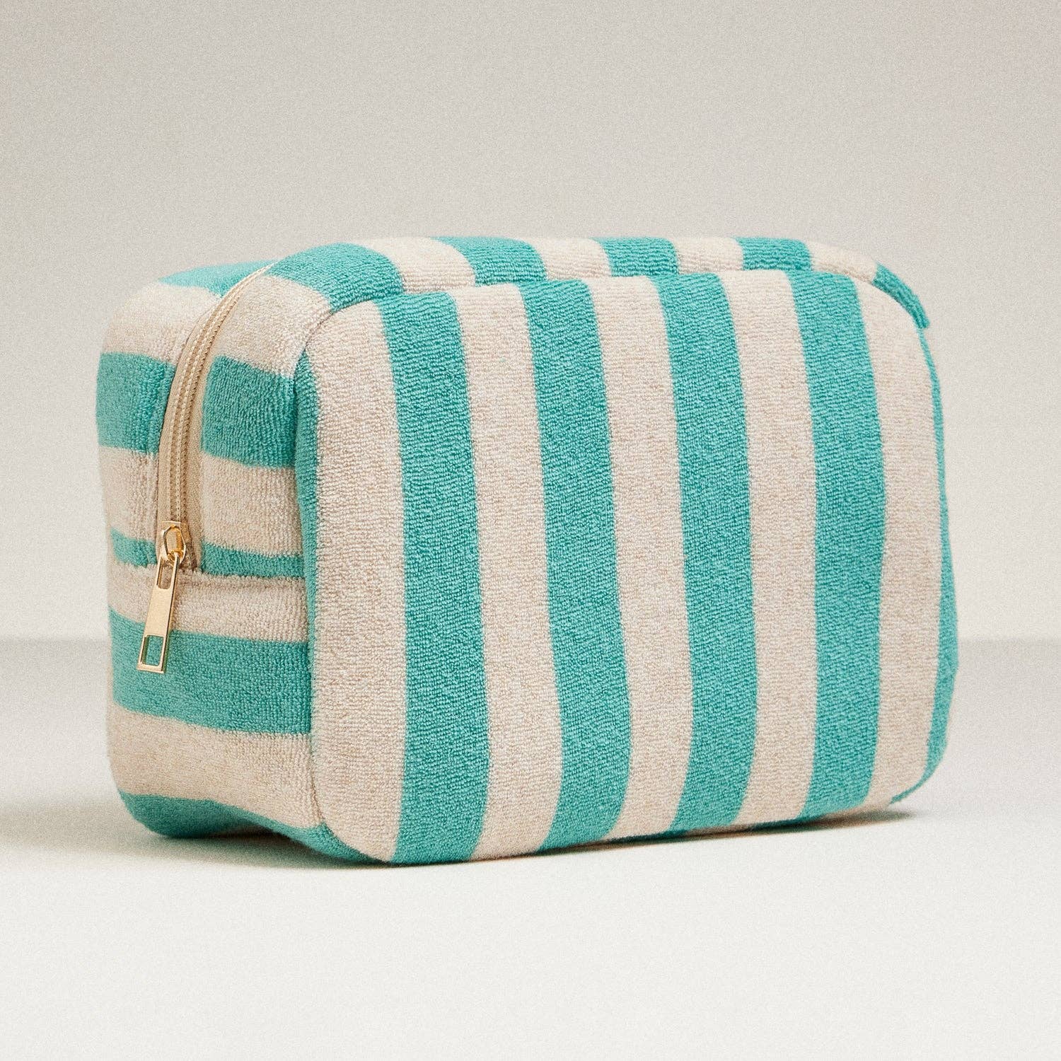 Frem - Striped Terry Fabric Travel Pouch