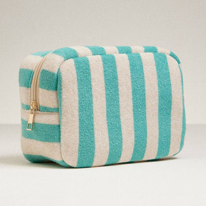 Frem - Striped Terry Fabric Travel Pouch
