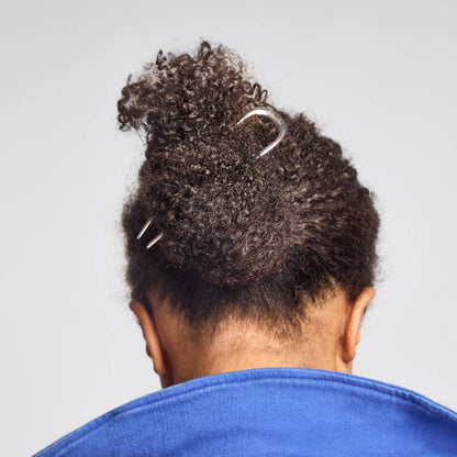 KITSCH - Metal French Hair Pin - Silver