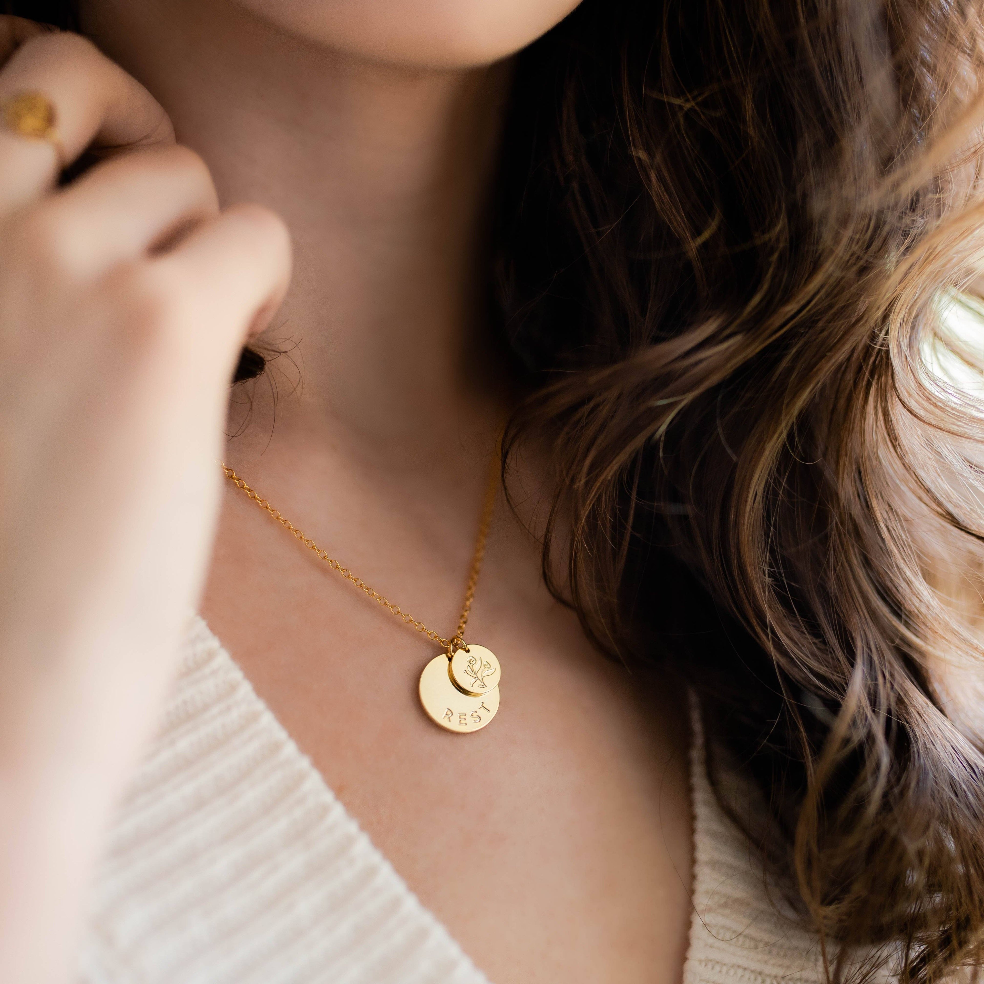 The Daily Grace Co - Rest for this Season Necklace