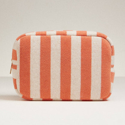 Frem - Striped Terry Fabric Travel Pouch