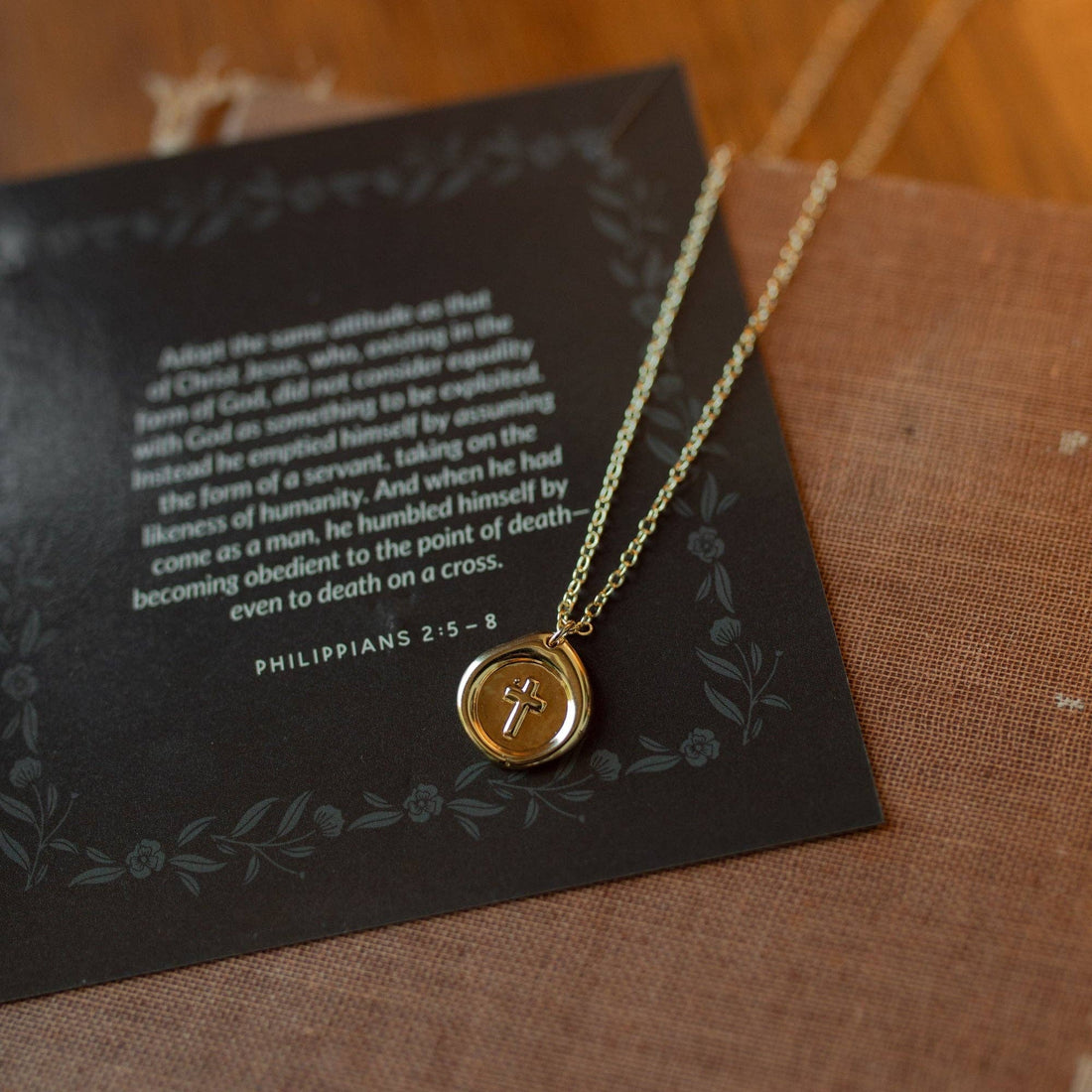 The Daily Grace Co - Sealed Cross Necklace