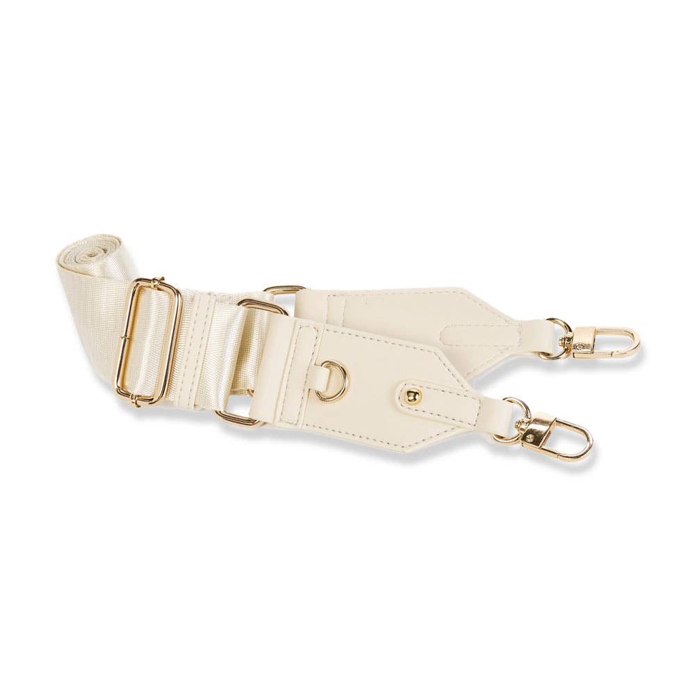 WanderFull - Original HydroBag - Ivory Vegan Leather HydroBag® with Strap Bundle