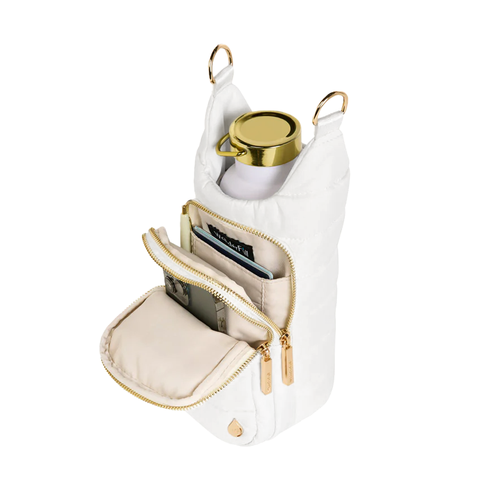 WanderFull - Original HydroBag - White HydroBag® with Tennis Embroidery