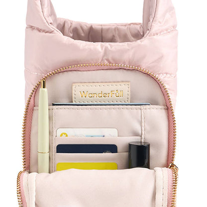 WanderFull - Original HydroBag - Blush HydroBag® with Blush and Ivory Striped Strap