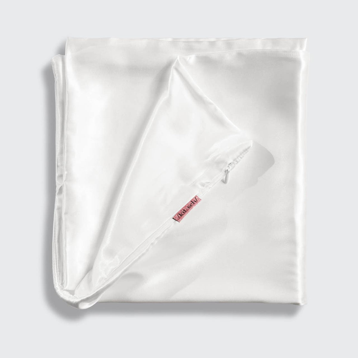 KITSCH - Satin Pillowcase King - Ivory