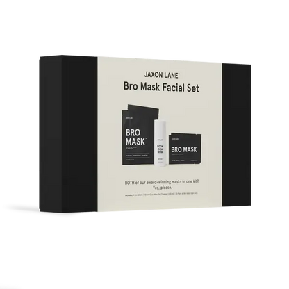 JAXON LANE - Bro Mask Facial Set- Ready, Set, Glow Gift Box by Jaxon Lane