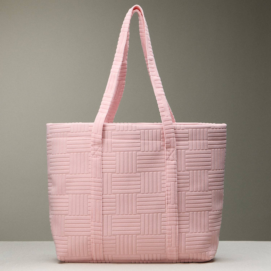 Frem - Quilted Tote Bag with Woven Texture