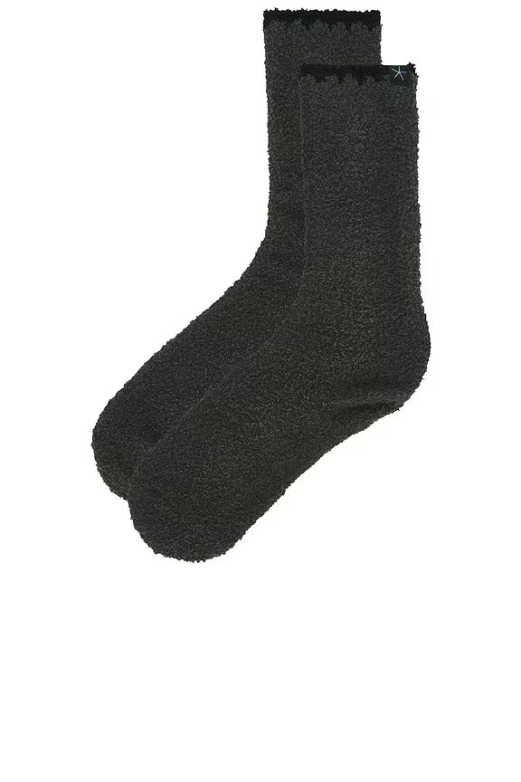 CozyChic Blanket Stitch Socks