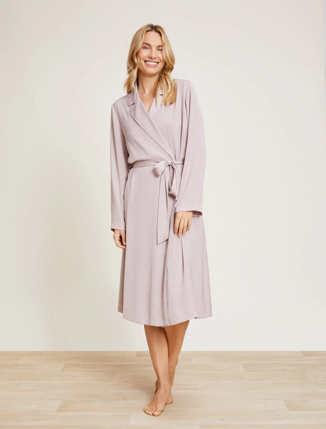 Barefoot Dreams Washed Satin Notch Collar Robe – Sanctuary Day Spa ...