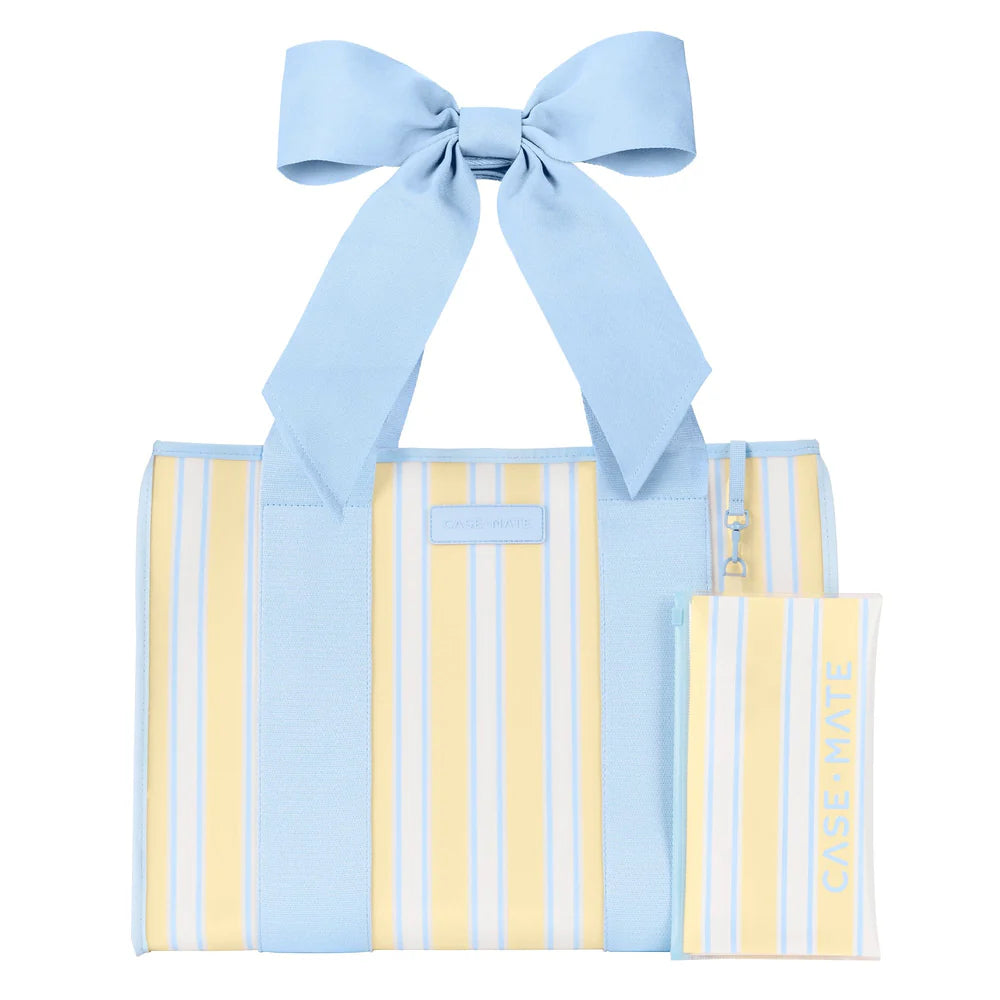 Case-Mate - Case-Mate Cabana Stripe Bow Jelly Tote Bag