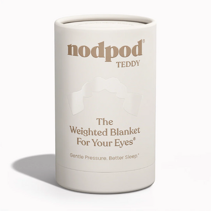 nodpod - Teddy Mask Polar Weighted Sleep Mask - Eye Mask