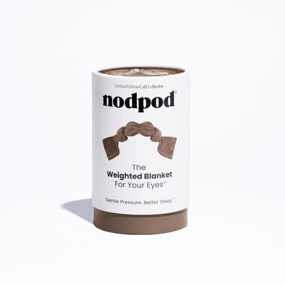 nodpod - Mocha Weighted Sleep Mask - Eye Mask