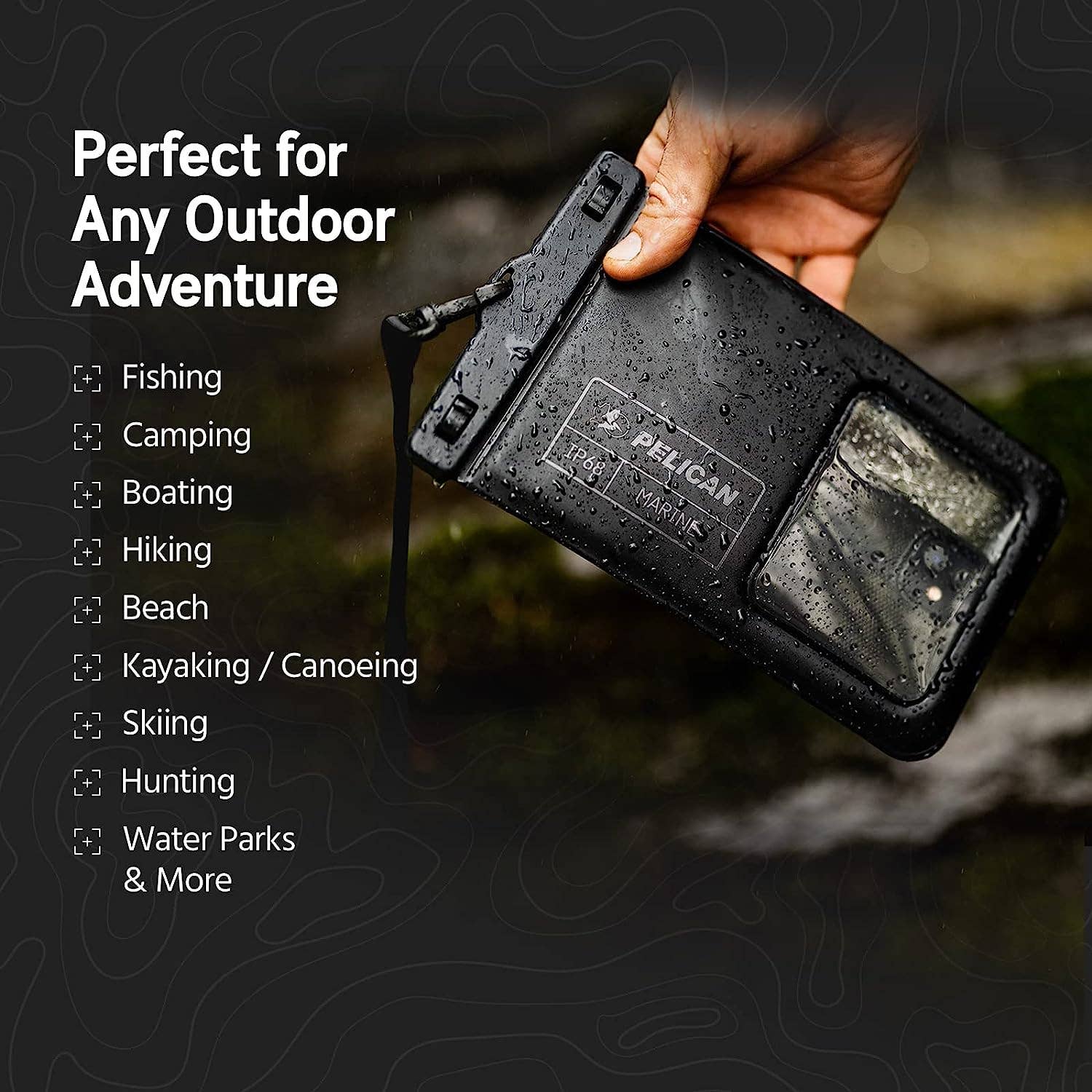 Case-Mate - Pelican Marine Waterproof Floating Phone Pouch