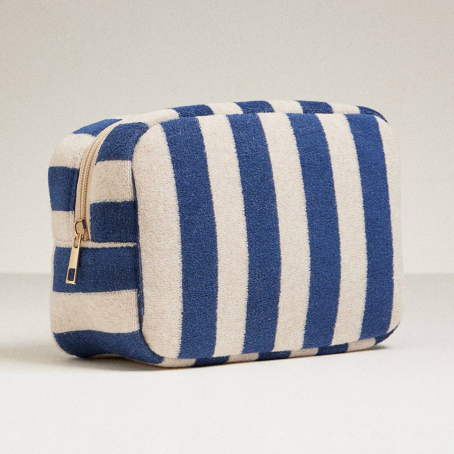 Frem - Striped Terry Fabric Travel Pouch
