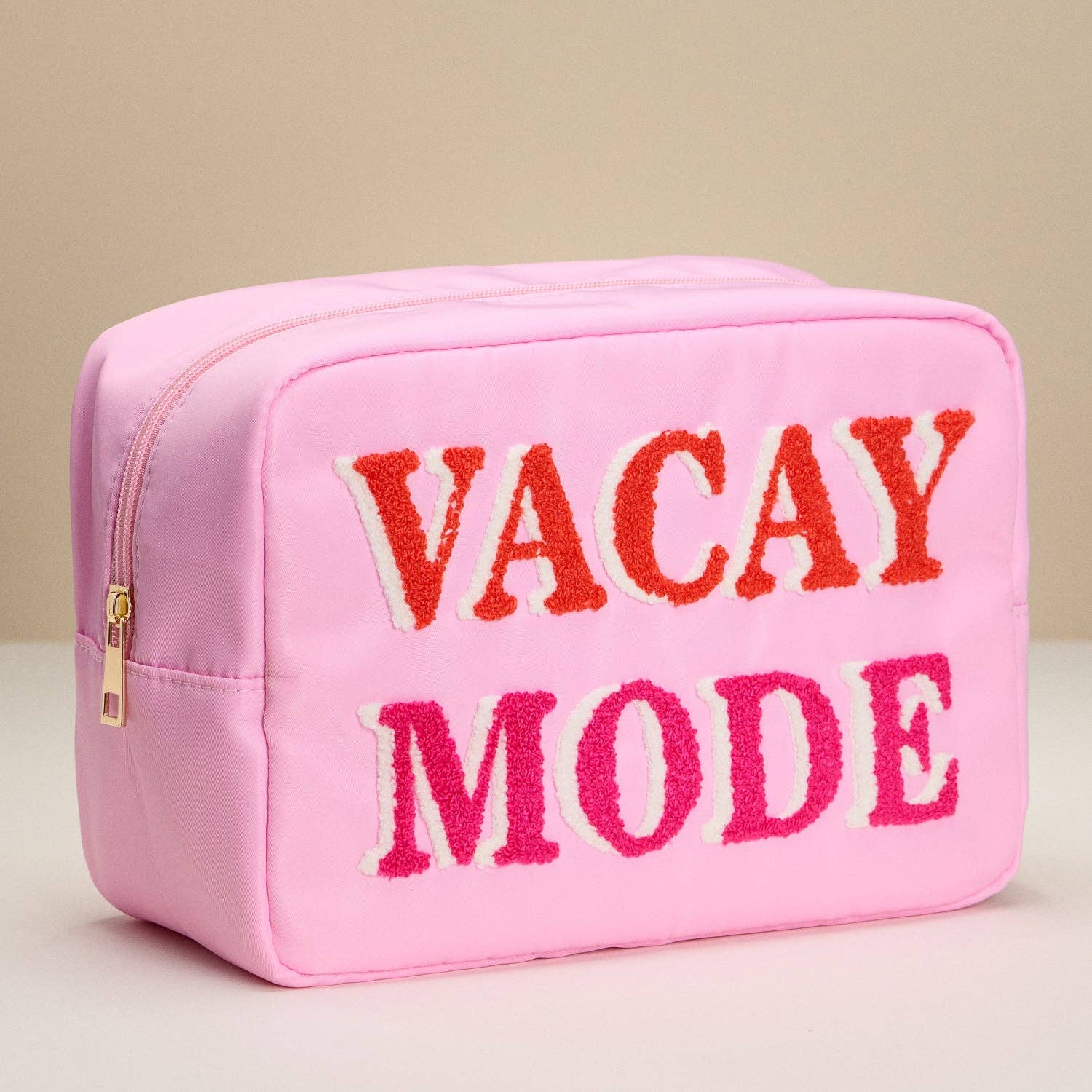 Frem - Nylon Beach Pouch with Fabric Letters