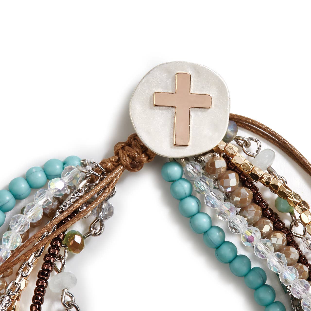 DEMDACO - Beaded Prayer Bracelet - Turquoise