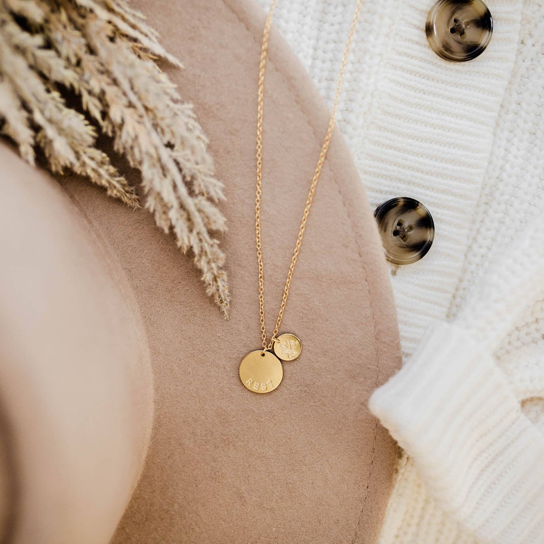 The Daily Grace Co - Rest for this Season Necklace