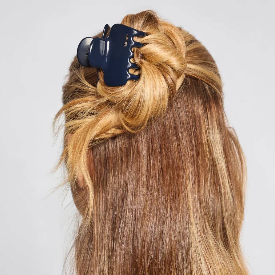 KITSCH - Recycled Medium Cloud Claw Clip - Blue Orchid