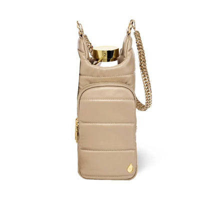 WanderFull - Original HydroBag - Taupe Vegan Leather Hydrobag® with Strap Bundle