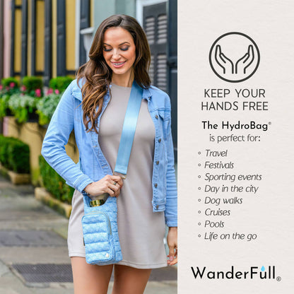 WanderFull - Original HydroBag - Blue Scallop Print HydroBag®