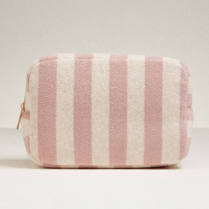 Frem - Striped Terry Fabric Travel Pouch