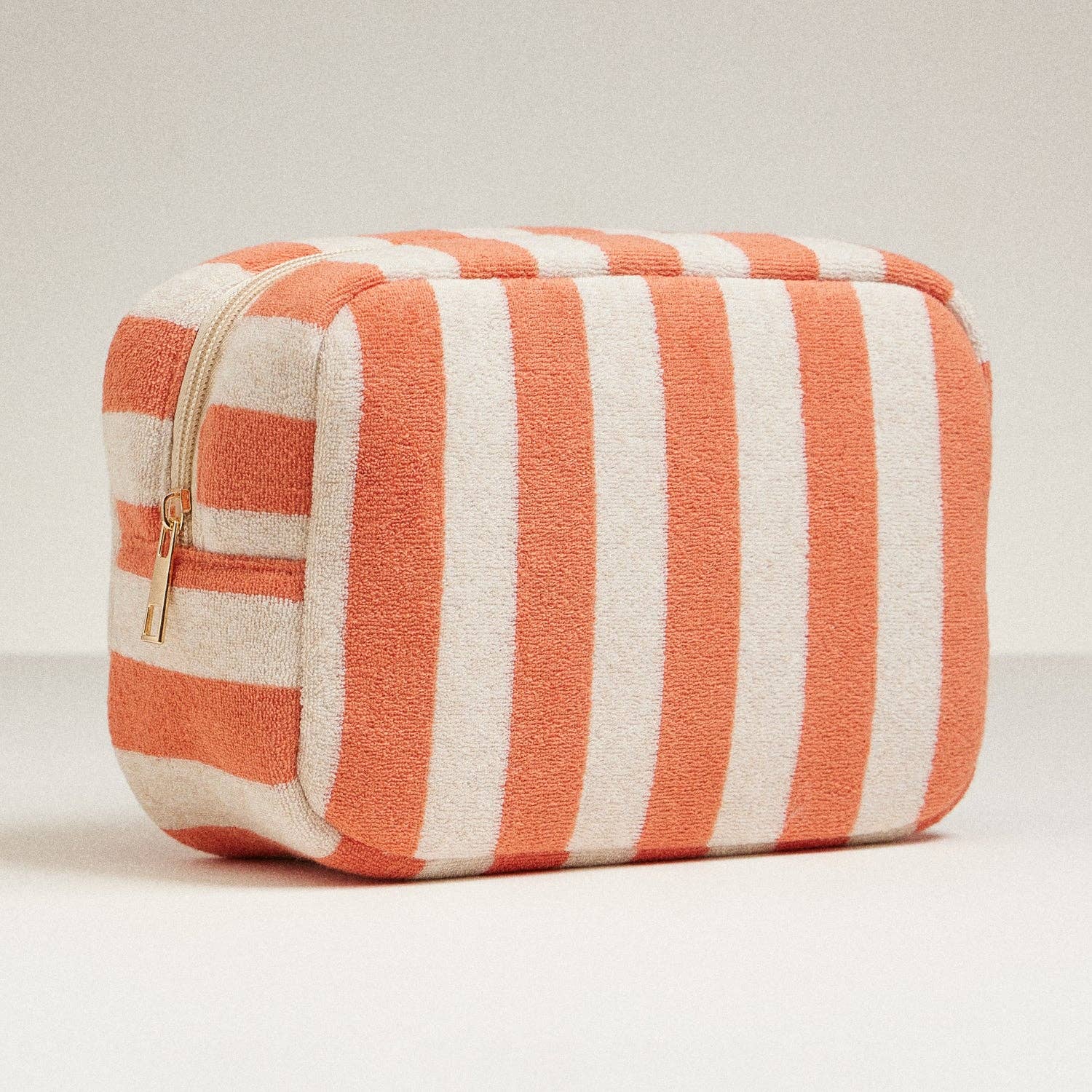Frem - Striped Terry Fabric Travel Pouch