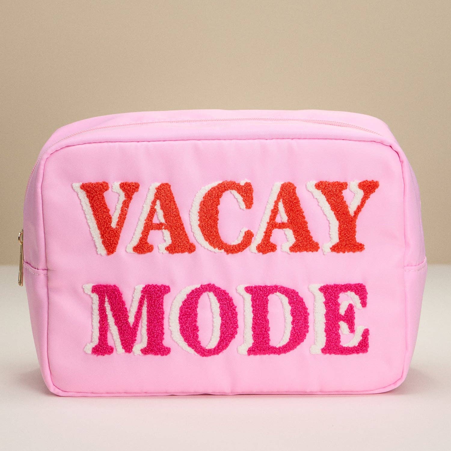 Frem - Nylon Beach Pouch with Fabric Letters