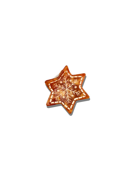 Solar Eclipse - Hand-painted Gingerbread Claw Hair Clip | Eco-Friendly
