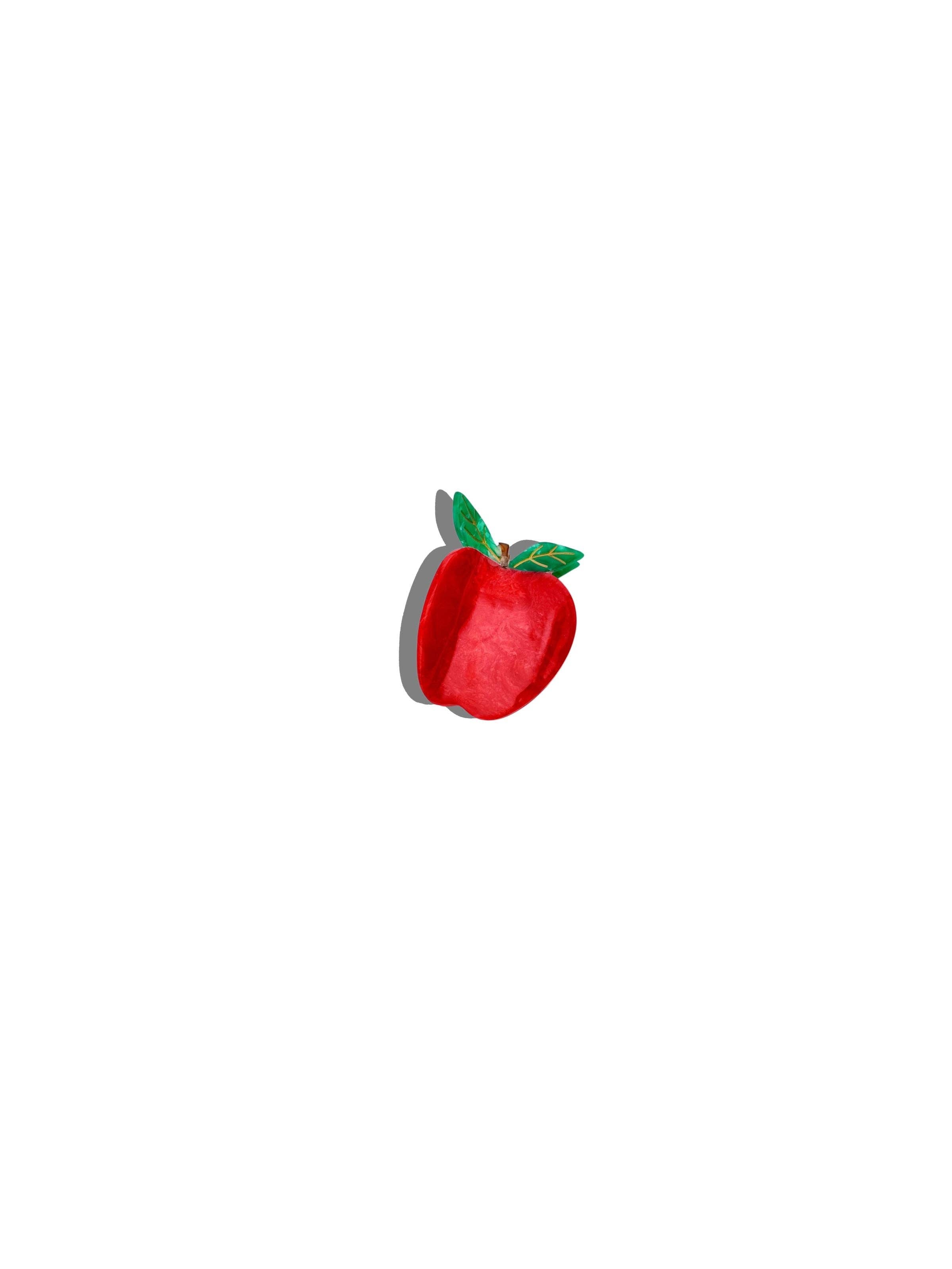 Solar Eclipse - Hand-painted Mini Apple Claw Hair Clip | Eco-Friendly