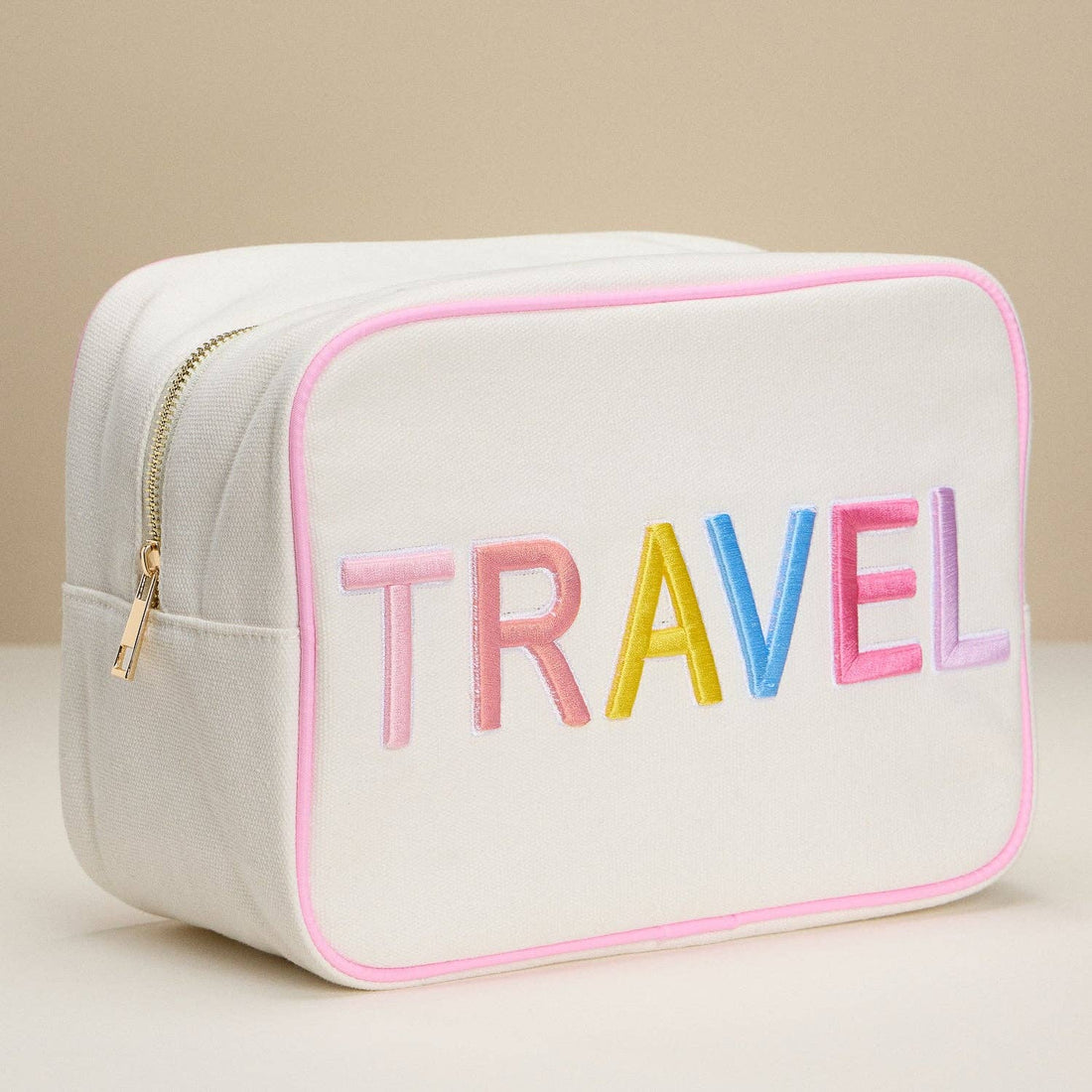 Frem - Canvas Travel Bag with Rainbow Lettering